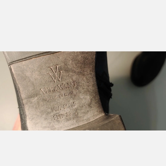 Vera Wang Evan Riding Boot  Black Leather Tall Riding Moto (Sz 8.5)New 70%OFF - Picture 9 of 10